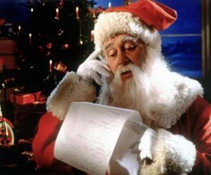 Puzzle Άγιος Βασίλης έλεγχο τον κατάλογο των ονομάτων ν&amp;#